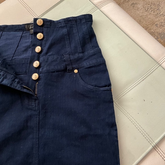 NWOT SEXY DENIM   HIGH WAISTED  CORSET PENCIL SKIRT 😍😍😍 - Picture 6 of 15